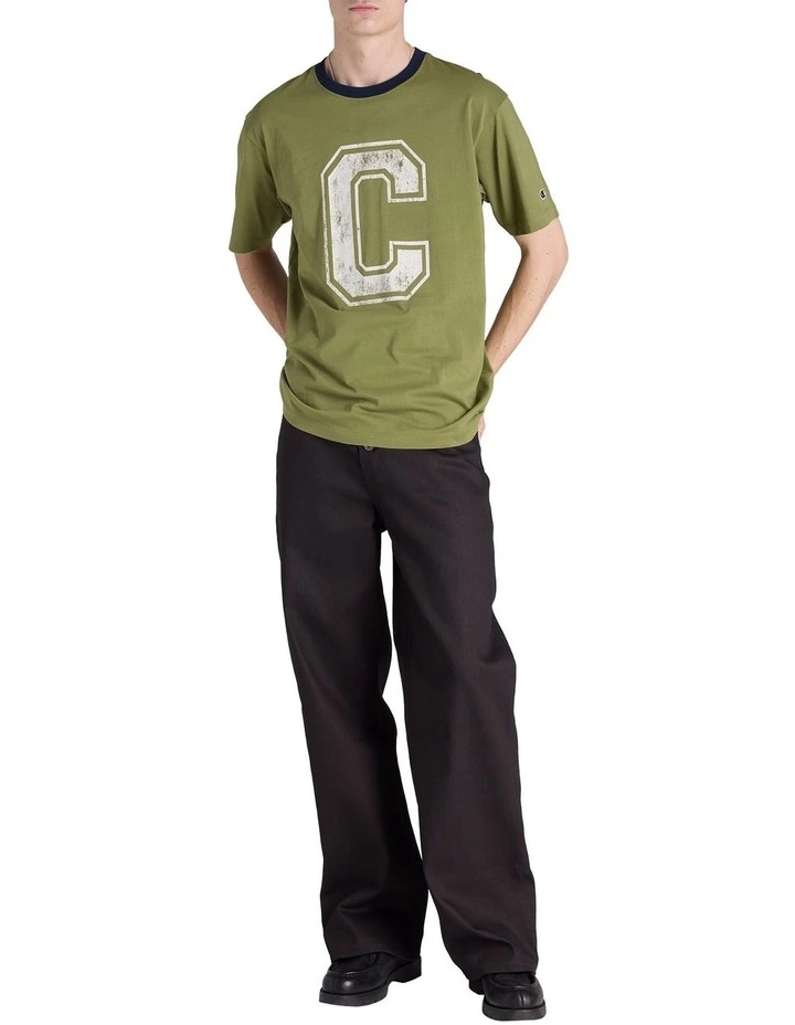 State Fair Ringer Tee in Green image 4