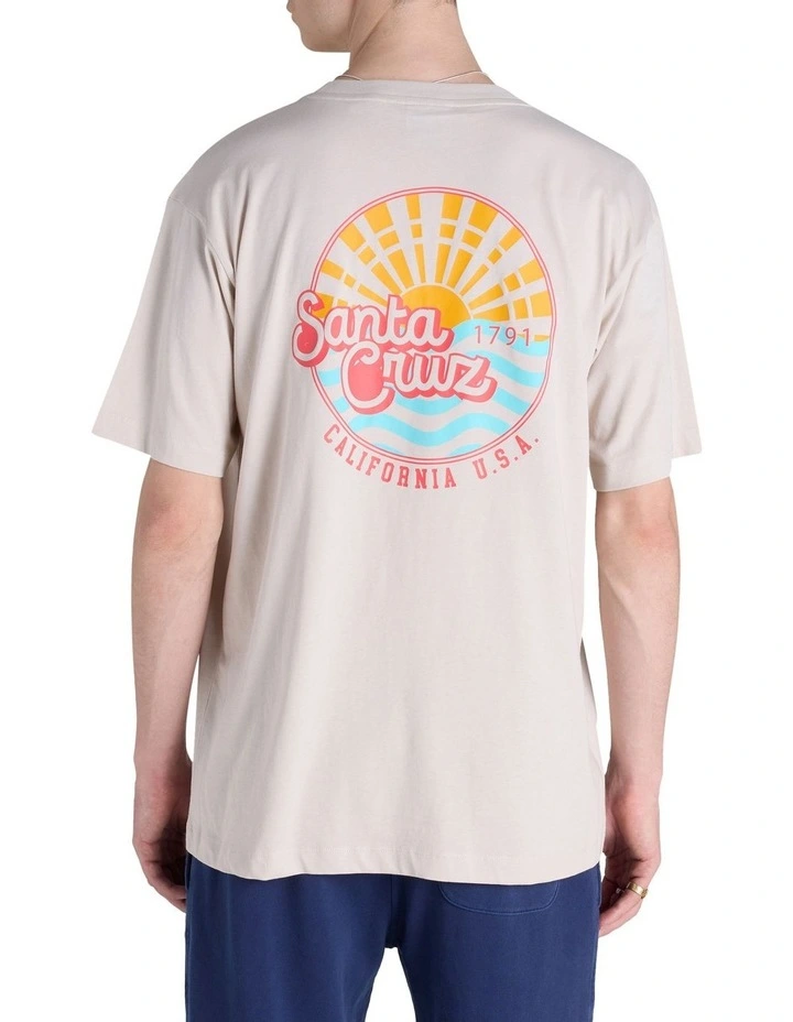 Endless Summer Graphic Print Tee in Stone Throw image 2