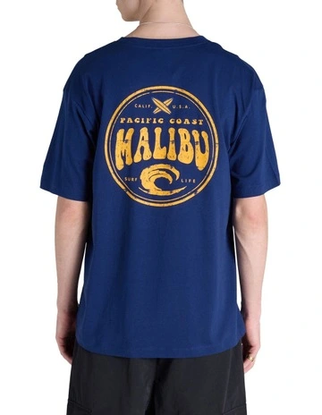 Endless Summer Graphic Print Tee in Sail Away Navy