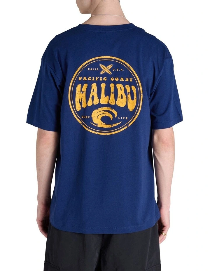 Endless Summer Graphic Print Tee in Sail Away Navy image 2