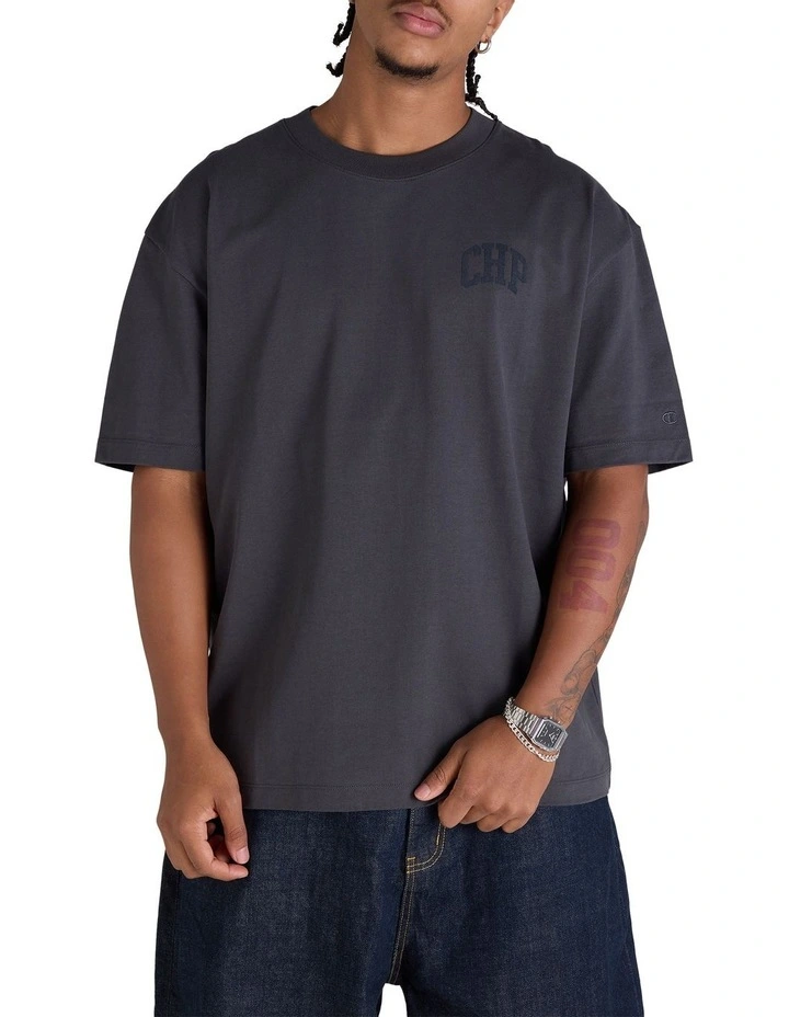 Preminum Logo Tee in Grey image 1