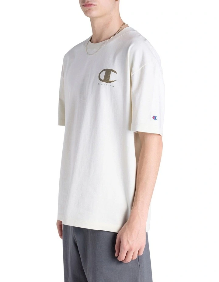 Graphic Tee in Ivory White image 3
