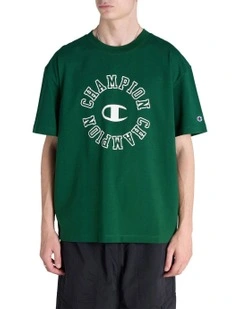 Graphic Tee in Green