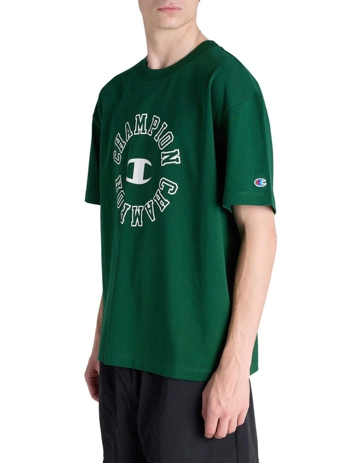 Graphic Tee in Green image 3