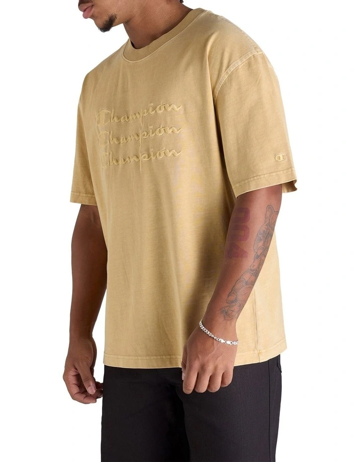 Rochester Vintage Wash Tee in Yellow image 3