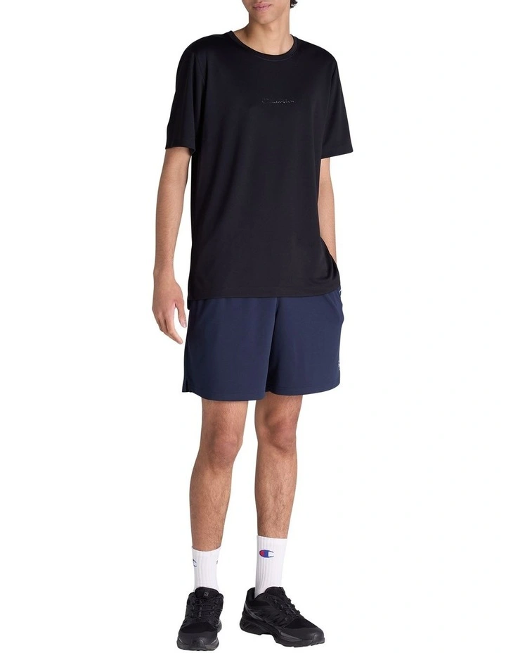 C-Fit Performance Mesh Tee in Blk Black image 4