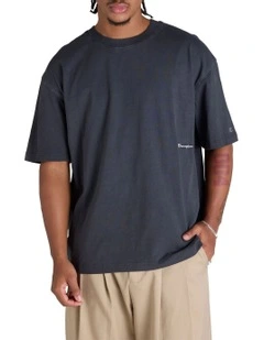 Vintage Wash Tee in Black