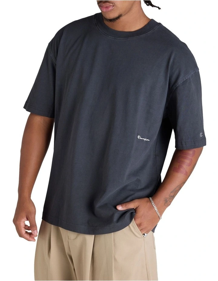 Vintage Wash Tee in Black image 3