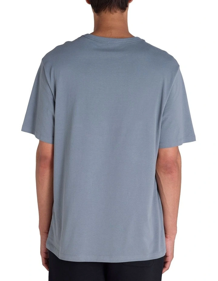 Puff Script Tee in Grey image 2