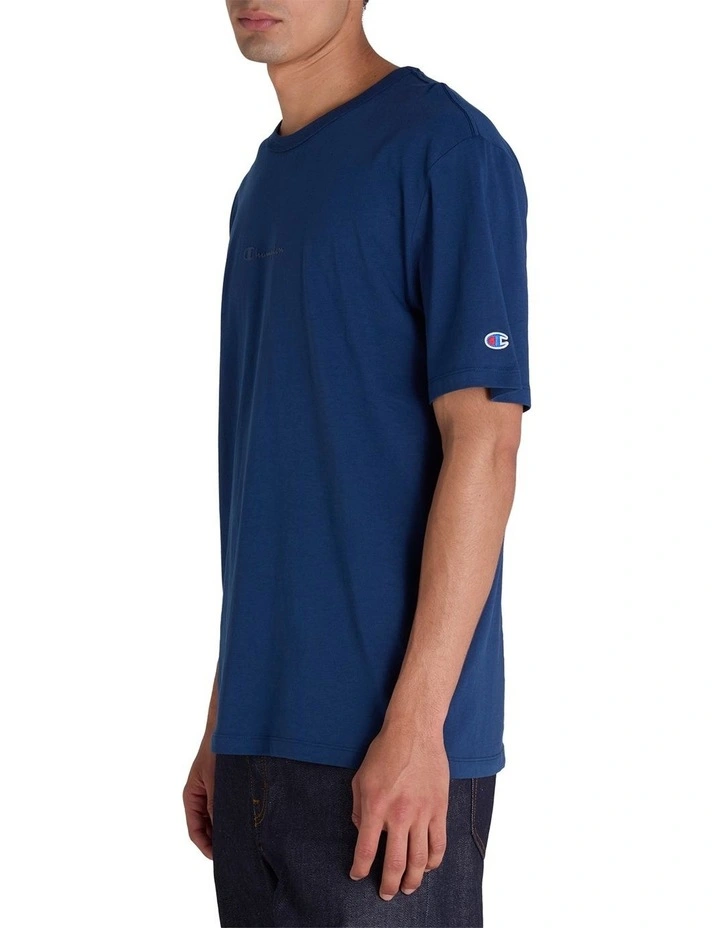 Tonal O/S Tee in Blue image 3