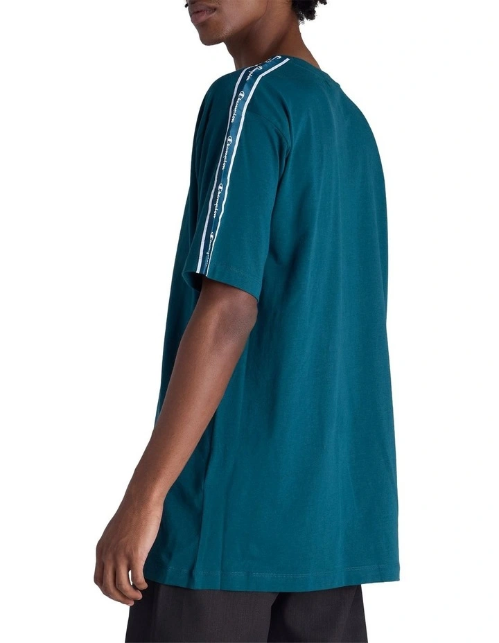 Lux Taping Tee in Green image 2