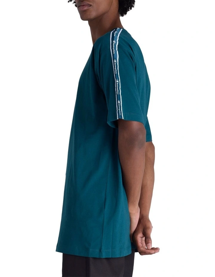 Lux Taping Tee in Green image 3