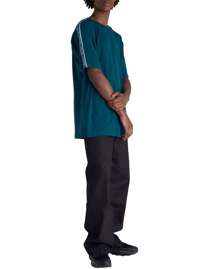 Lux Taping Tee in Green image 4