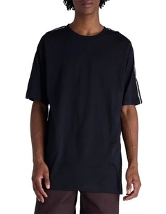 Lux Taping Tee in Black