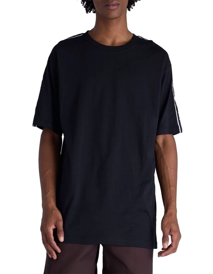 Lux Taping Tee in Black image 1
