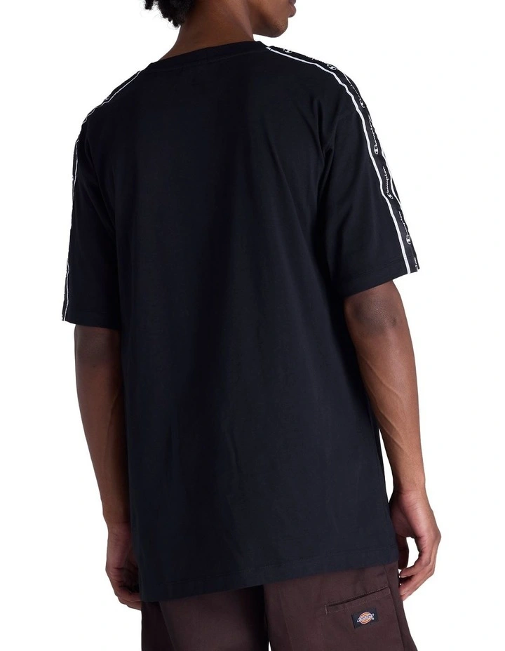 Lux Taping Tee in Black image 2
