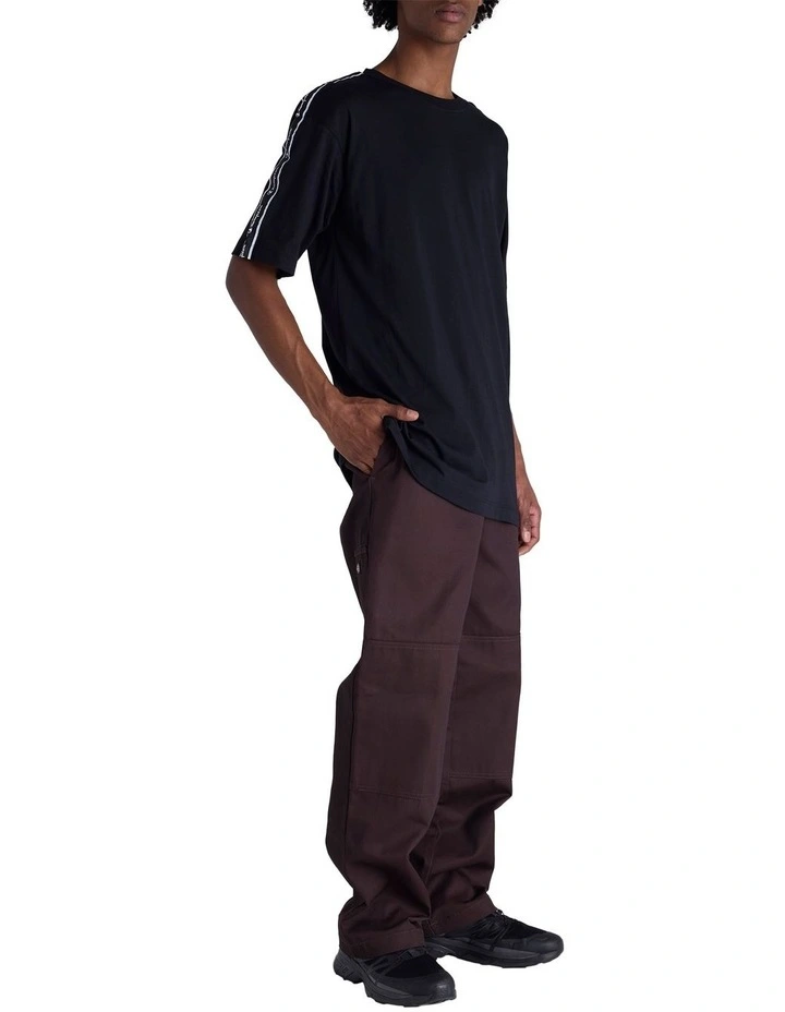 Lux Taping Tee in Black image 4