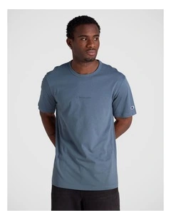 Script Tonal Tee Steel Type