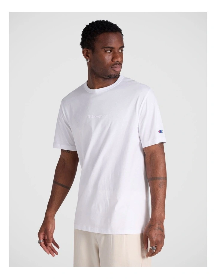 Script Tonal Tee White image 2