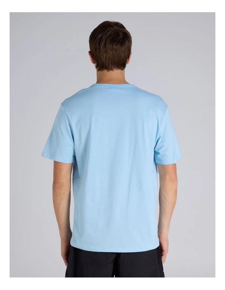 Puff Script Tee Powder Blue image 3