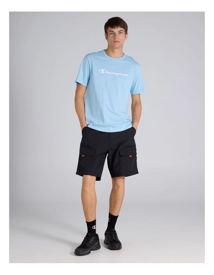 Puff Script Tee Powder Blue image 4