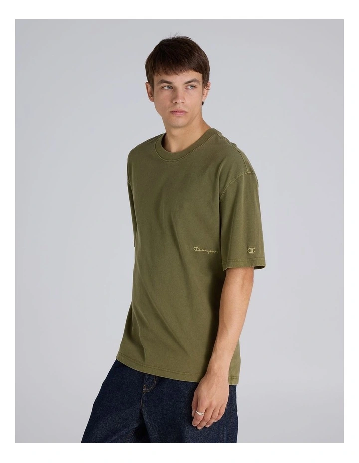 Vintage Wash Tee Fossil Leaf Green image 2