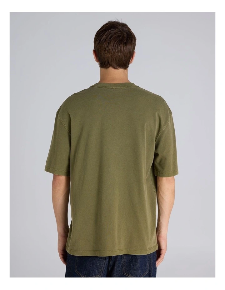 Vintage Wash Tee Fossil Leaf Green image 3