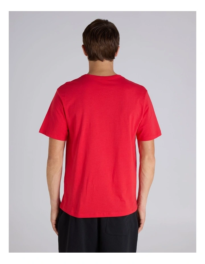 Script Short Sleeve Tee Scarlet image 2