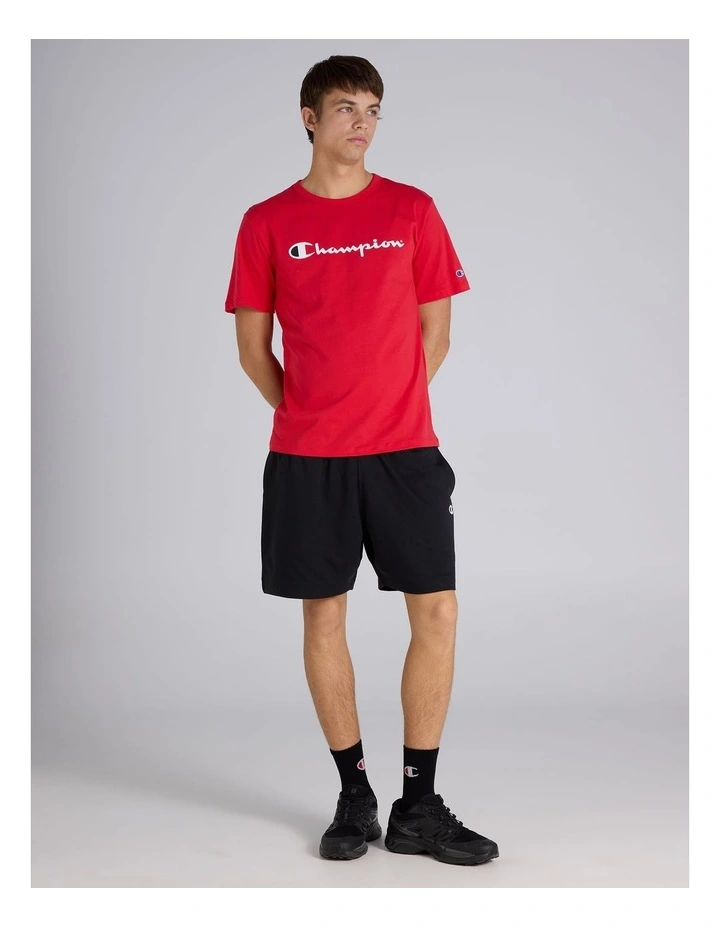 Script Short Sleeve Tee Scarlet image 4