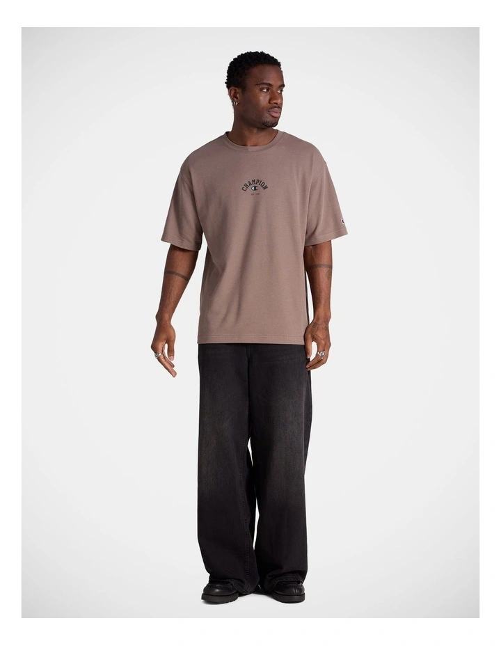 Mesh Basketball O/S Tee Mushroom image 4