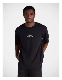 Mesh Basketball O/S Tee Black