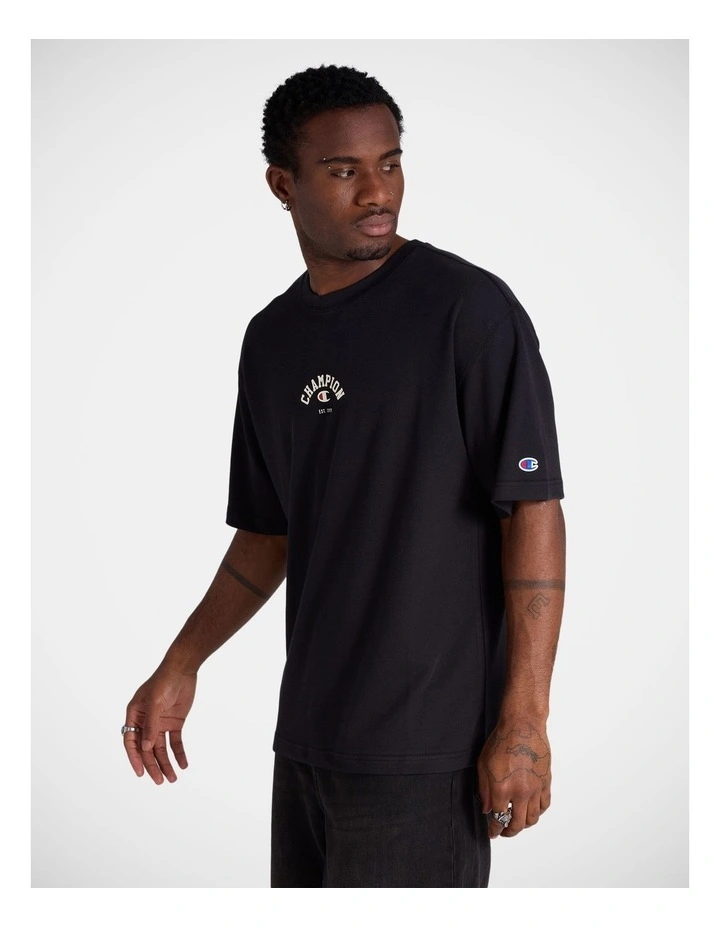 Mesh Basketball O/S Tee Black image 2