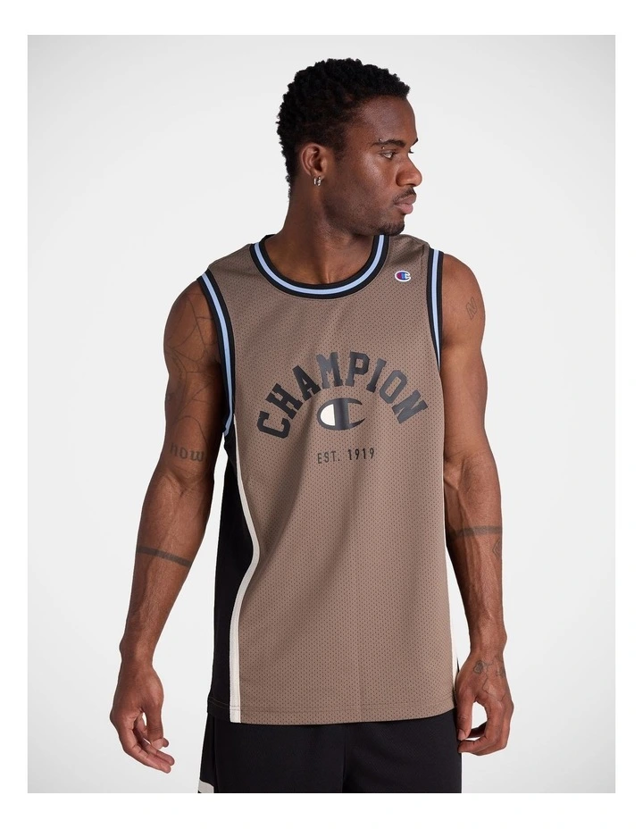 Mesh Basketball Tank Mushroom image 1