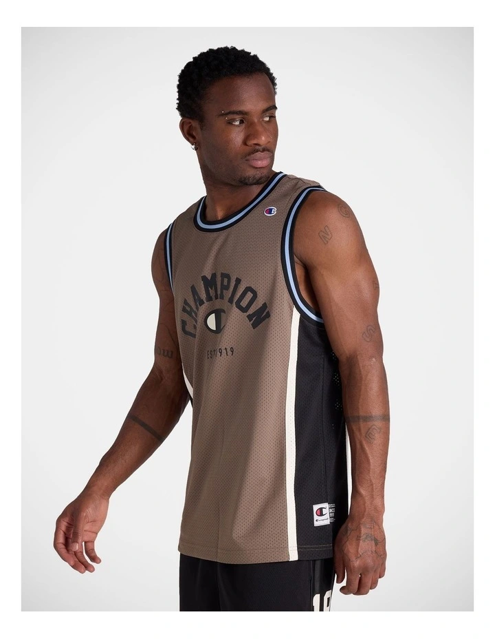 Mesh Basketball Tank Mushroom image 3