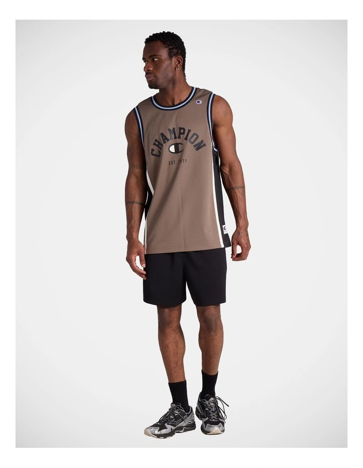 Mesh Basketball Tank Mushroom image 4
