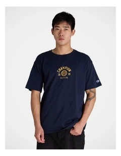 Phys Ed Graphic Tee Navy