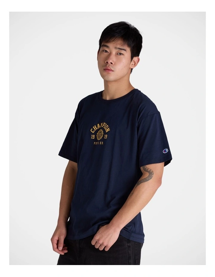 Phys Ed Graphic Tee Navy image 2