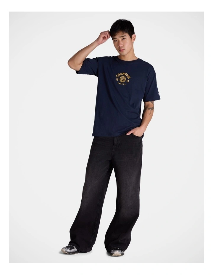 Phys Ed Graphic Tee Navy image 4
