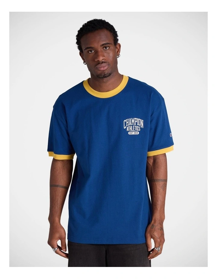 Ue Athletics Ringer Tee Midnight Run / Tuscan Sun image 1