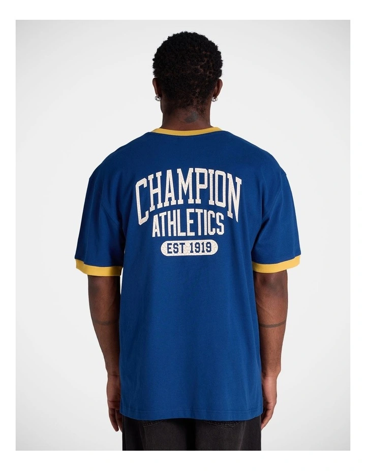 Ue Athletics Ringer Tee Midnight Run / Tuscan Sun image 2