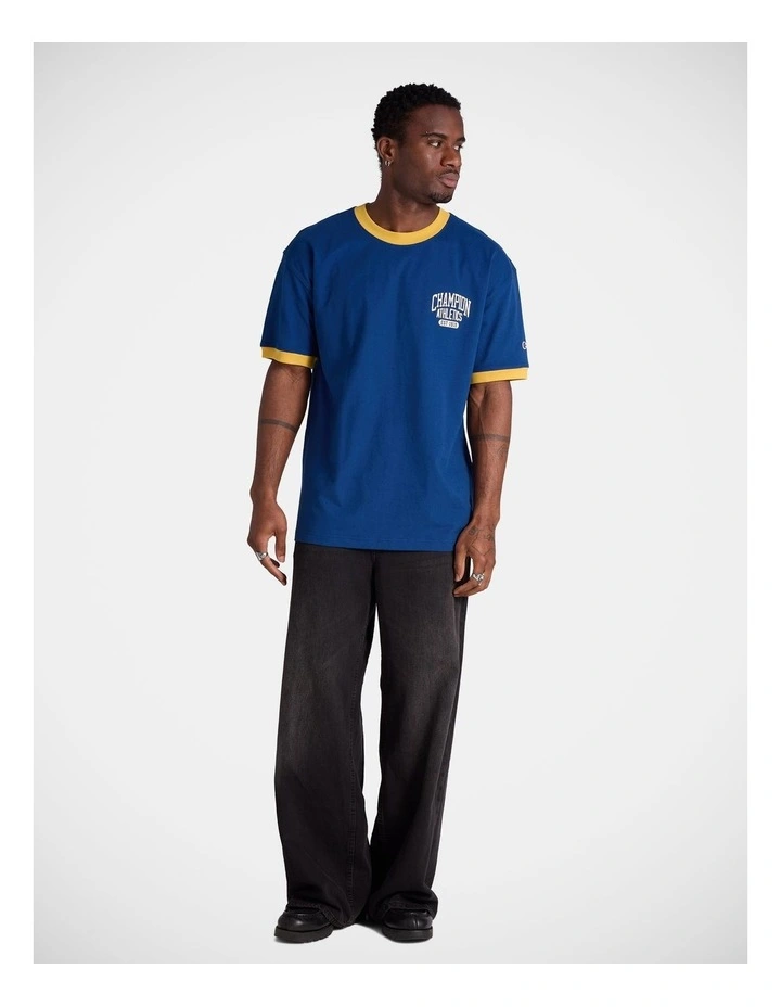 Ue Athletics Ringer Tee Midnight Run / Tuscan Sun image 4