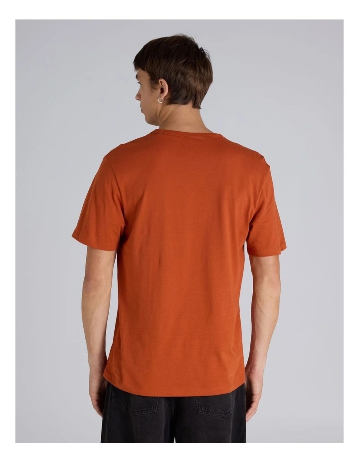 Puff Script Tee Brick Burn image 3