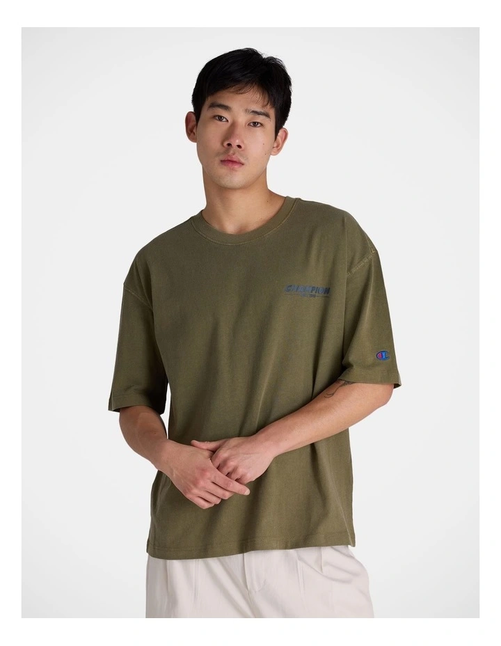 Jersey Hype Tee Fossil Leaf Green image 1
