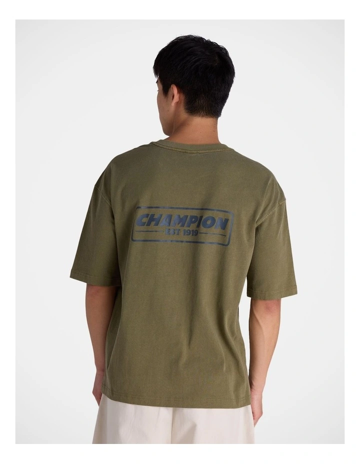 Jersey Hype Tee Fossil Leaf Green image 2