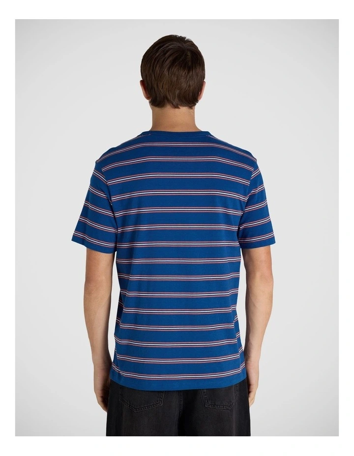 Stripe Script Tee Midnight Run image 2