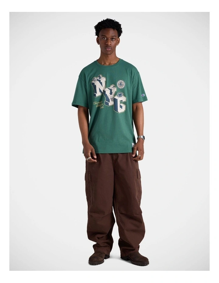 Champion Nyc Tee Smoke Pine image 4