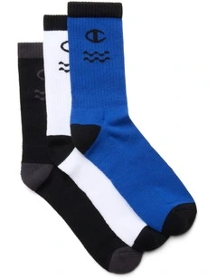 Champion X Klim Crew Socks 3Pk