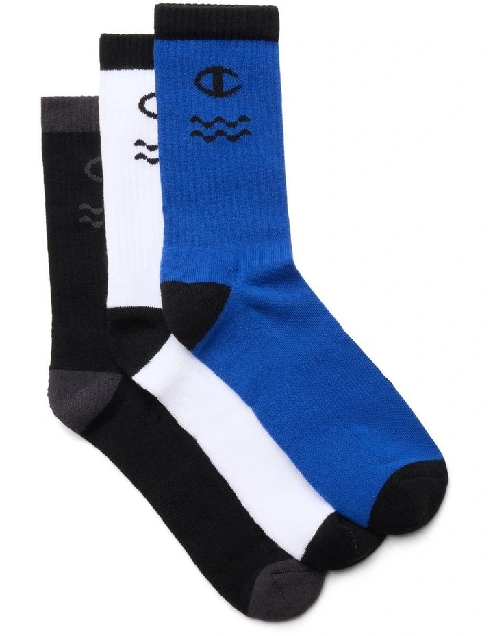 Champion X Klim Crew Socks 3Pk image 1