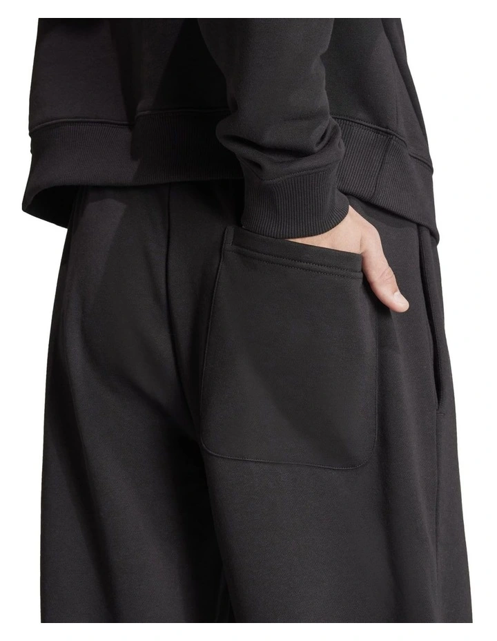 ALL SZN Fleece Graphic Joggers in Black image 5