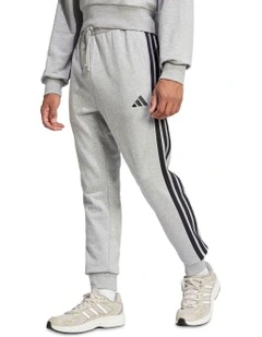 Essential 3-Stripes French Terry Joggers in Grey